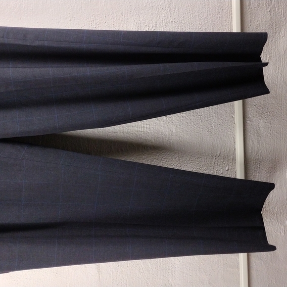 Brooks Brothers Black Windowpane Check One Notched Two Button Dress Suit Jacket - Picture 12 of 16